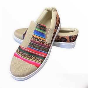 NWT! Serape Slip On Sneakers